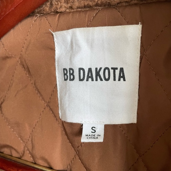 Long Teddy style Coat, Brown - Picture 6 of 12